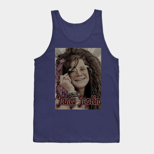 Janis Joplin Classic Tank Top by StickMen